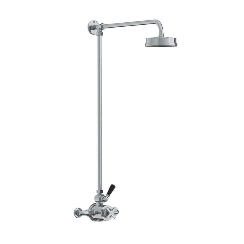 Lefroy Brooks Mackintosh Thermostatic Valve With Riser - Chrome