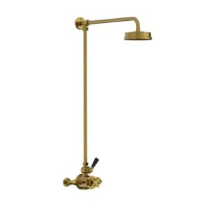 Lefroy Brooks Mackintosh Thermostatic Valve With Riser - Polished Brass