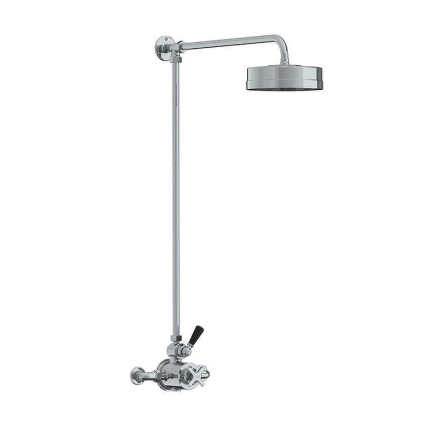Lefroy Brooks Mackintosh Thermostatic Valve With Riser - Chrome