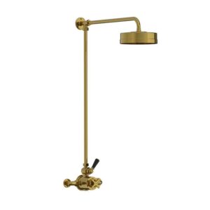 Lefroy Brooks Mackintosh Thermostatic Valve With Riser - Polished Brass
