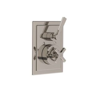 Lefroy Brooks Mackintosh Concealed Thermostatic Valve - Silver Nickel