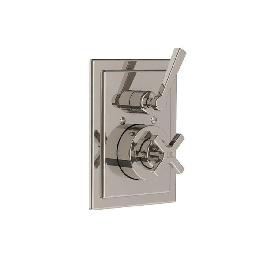 Lefroy Brooks Mackintosh Concealed Thermostatic Valve - Silver Nickel