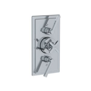 Lefroy Brooks Mackintosh Concealed Dual Thermostatic Valve - Chrome