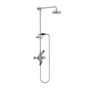 Lefroy Brooks Mackintosh Dual Thermostatic Valve With Riser - Chrome