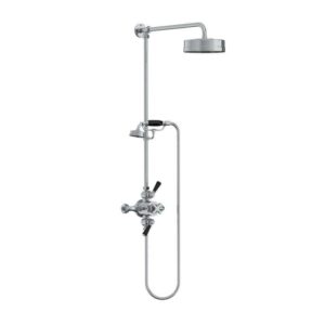 Lefroy Brooks Mackintosh Dual Thermostatic Valve With Riser - Chrome