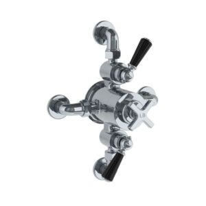 Lefroy Brooks Mackintosh Dual Thermostatic Valve With Top/Bottom Return - Chrome
