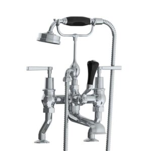 Lefroy Brooks Mackintosh Bath Shower Mixer With Levers - Chrome