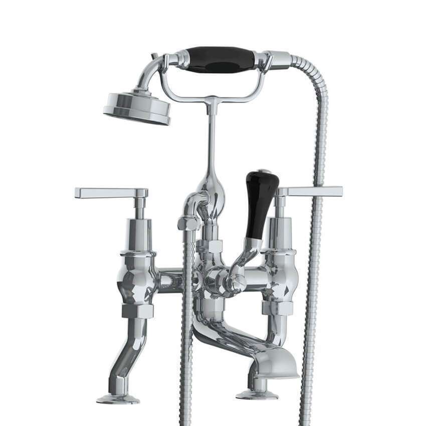 Lefroy Brooks Mackintosh Bath Shower Mixer With Levers - Chrome