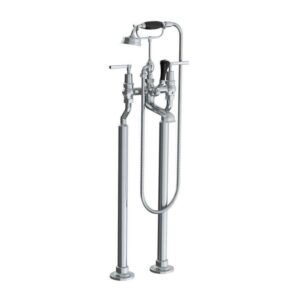 Lefroy Brooks Mackintosh Bath Shower Mixer With Levers & Standpipes - Chrome