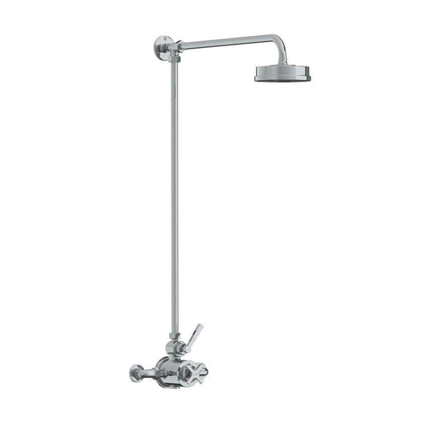 Lefroy Brooks Mackintosh Thermostatic Valve With Riser - Chrome