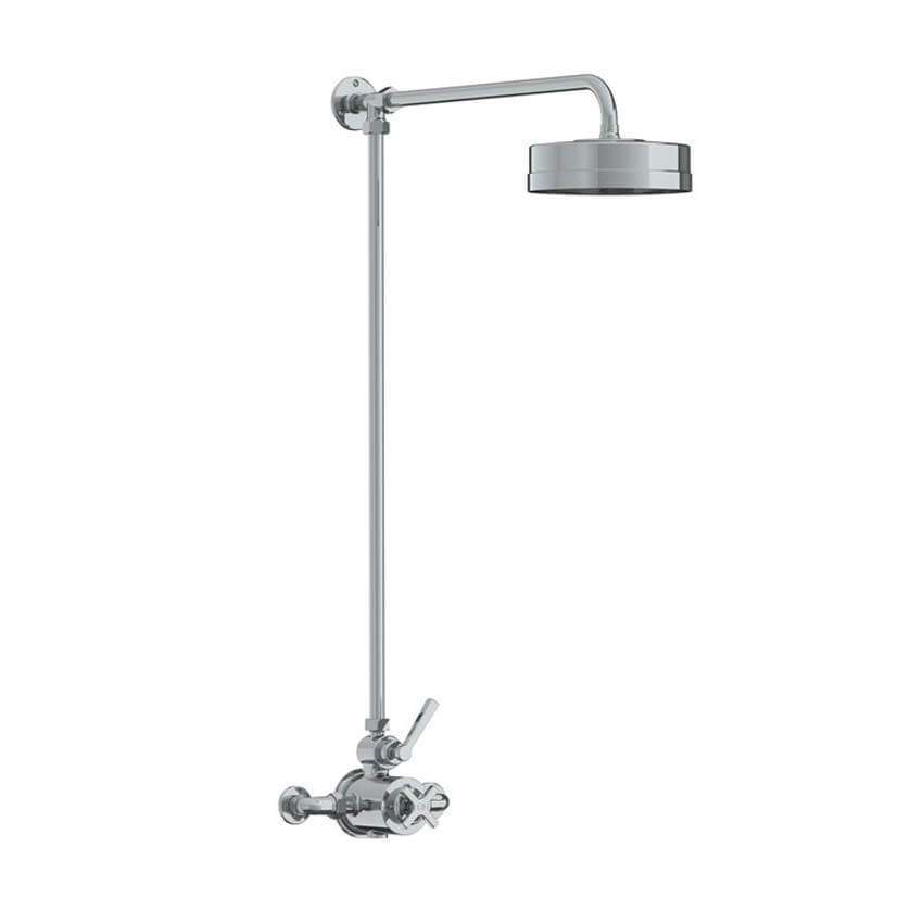 Lefroy Brooks Mackintosh Thermostatic Valve With Riser - Chrome
