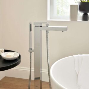 Vado Notion Floor Standing Bath Shower Mixer - Chrome