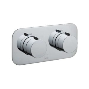 Vado Tablet Altitude Horizontal Concealed 2 Outlet, Thermostatic Valve, Chrome