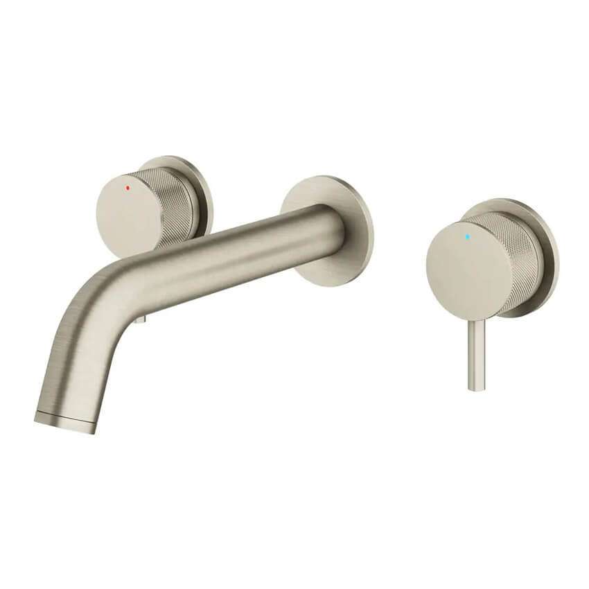 Abacus Iso Pro Wall Basin Mixer Tap - exc. Waste