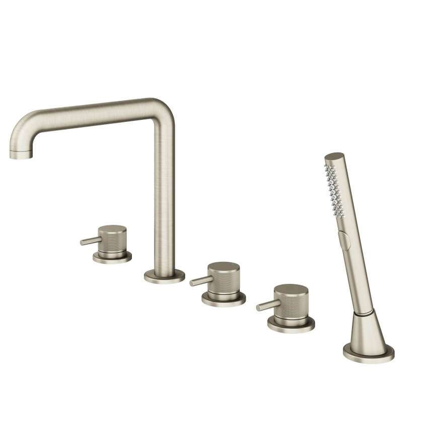 Abacus Iso Pro 5 Hole Deck Mounted Bath Filler Tap
