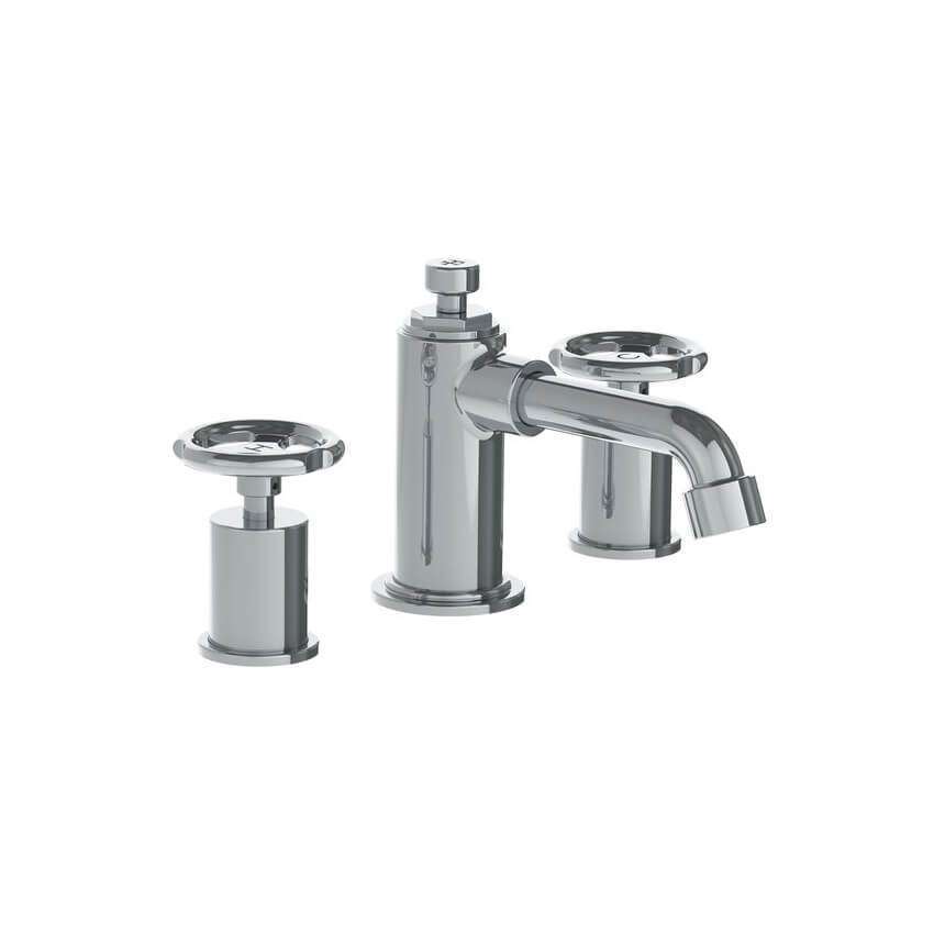 Lefroy Brooks Ten Ten Basin Mixer With Handwheels - Chrome