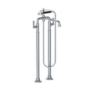 Lefroy Brooks Ten Ten Bath Shower Mixer With Levers On Standpipes - Chrome