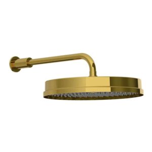 Lefroy Brooks Ten Ten 12" Shower Head Pack - Polished Brass