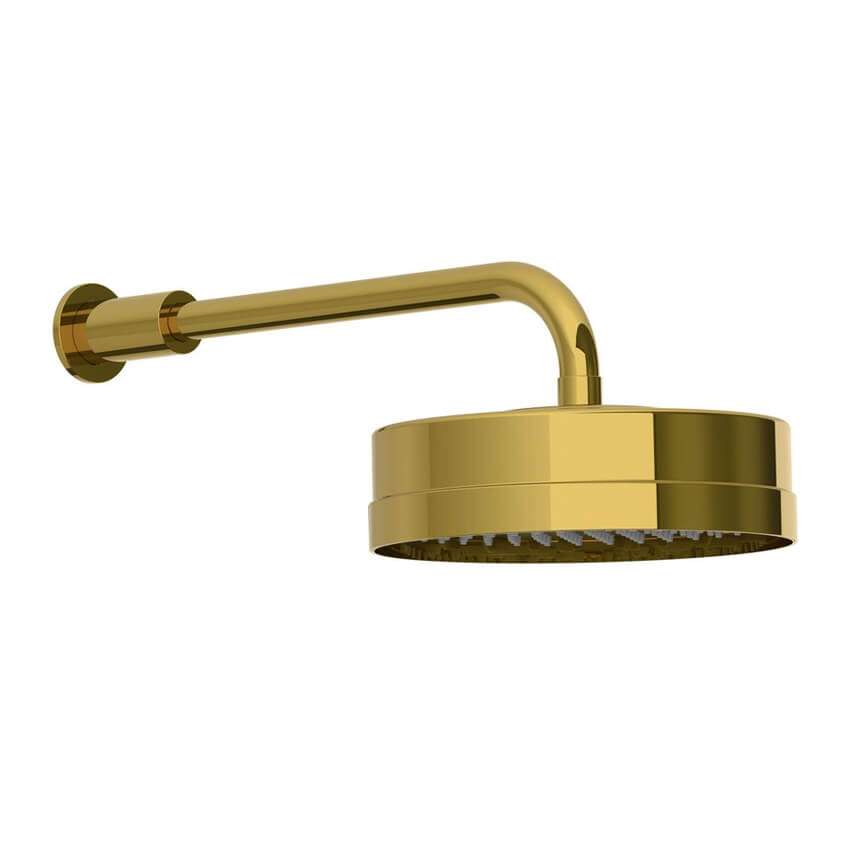 Lefroy Brooks Ten Ten 8" Shower Head Pack - Polished Brass