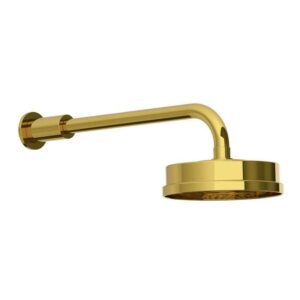 Lefroy Brooks Ten Ten 6" Shower Head Pack - Antique Gold