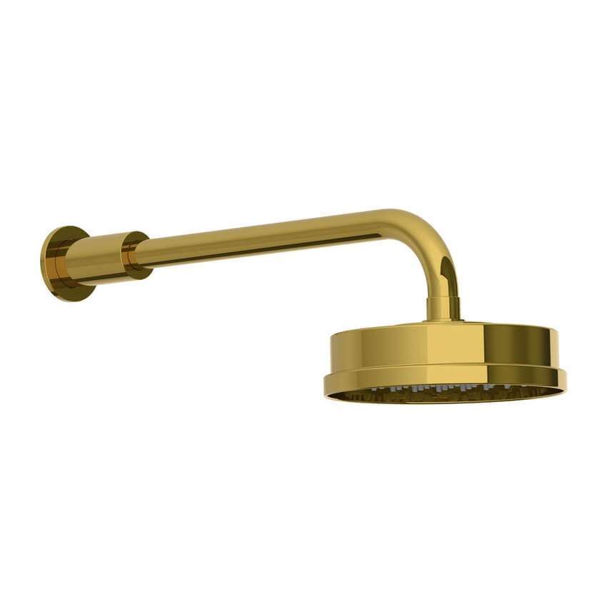 Lefroy Brooks Ten Ten 6" Shower Head Pack - Polished Brass