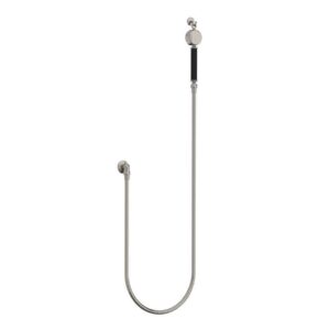 Lefroy Brooks Ten Ten Hand Shower On Hook - Silver Nickel