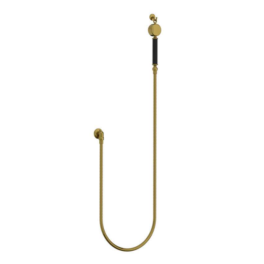 Lefroy Brooks Ten Ten Hand Shower On Hook - Polished Brass