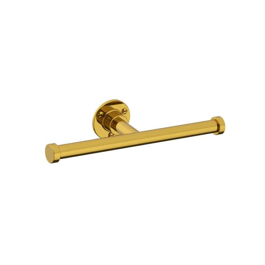 Lefroy Brooks Ten Ten Double Paper Holder - Antique Gold