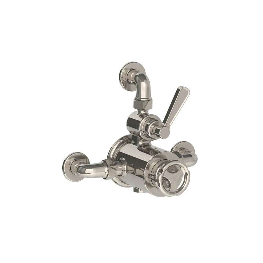 Lefroy Brooks Ten Ten Thermostatic Valve With Top Return - Silver Nickel