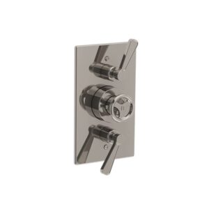 Lefroy Brooks Ten Ten Concealed Dual Thermostatic Valve - Silver Nickel