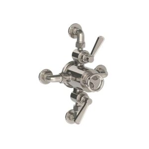 Lefroy Brooks Ten Ten Dual Thermostatic Valve With Top/Bottom Return - Silver Nickel