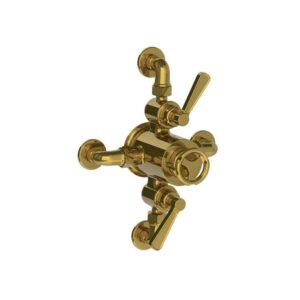 Lefroy Brooks Ten Ten Dual Thermostatic Valve With Top/Bottom Return - Polished Brass