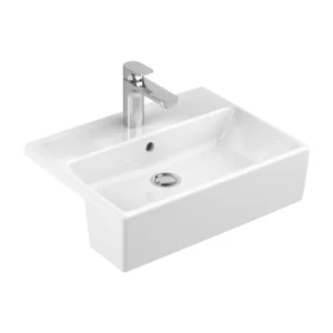 Villeroy & Boch Memento Semi-Recessed Washbasin 550x425 mm