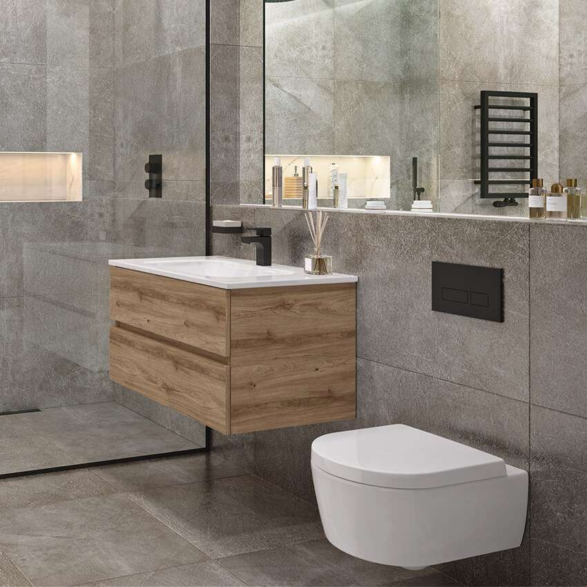 Villeroy & Boch Arto 80cm Basin & Vanity Unit Set - Image 3