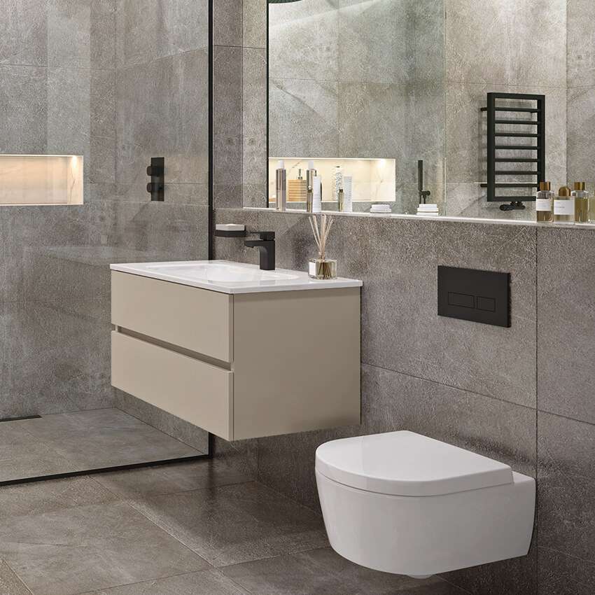 Villeroy & Boch Arto 80cm Basin & Vanity Unit Set - Image 2