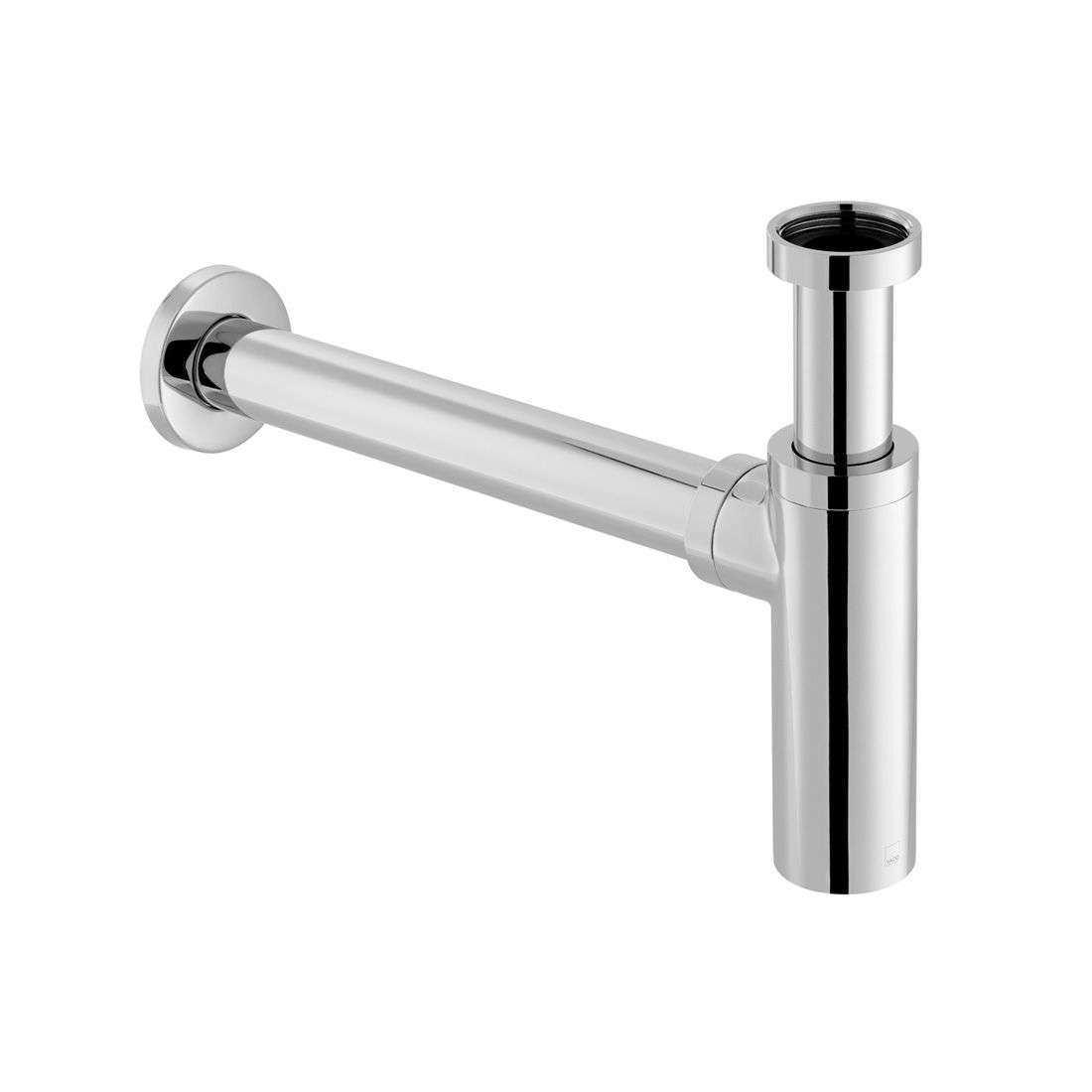 Vado Round Bottle Trap - Chrome
