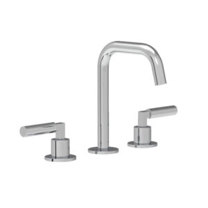 Coalbrook Zurich 3 hole deck mounted basin with angled fixed