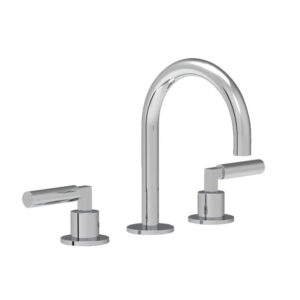 Coalbrook Zurich 3 hole deck mounted basin with round fixed