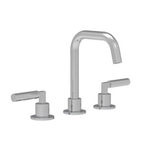Coalbrook Zurich 3 hole deck mounted basin mixer swivel angled spout
