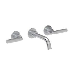Coalbrook Zurich 3 hole wall mounted basin mixer 165mm spout with boss