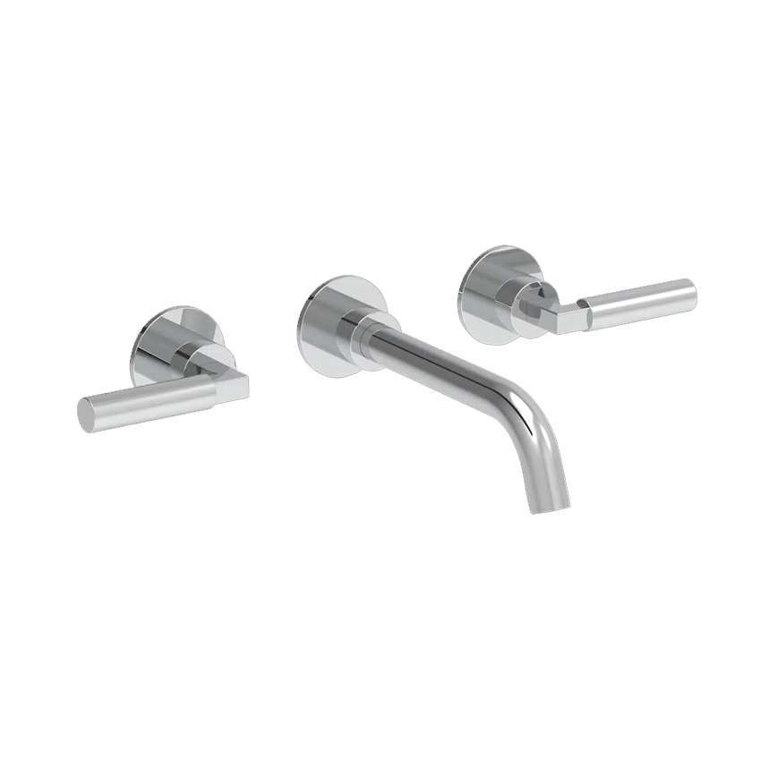 Coalbrook Zurich 3 hole wall mounted basin mixer 190mm spout with boss