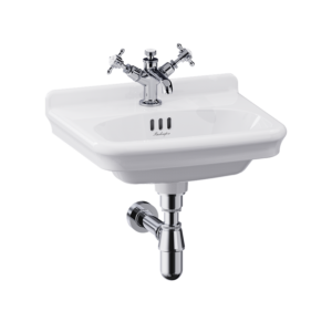 Burlington Guild Cloakroom Basin 45cm White - WALL HUNG