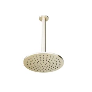 Abacus 250mm Round Shower Head & Ceiling Arm