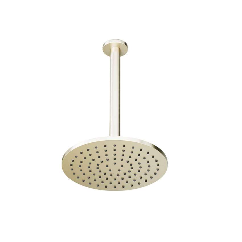 Abacus 250mm Round Shower Head & Ceiling Arm