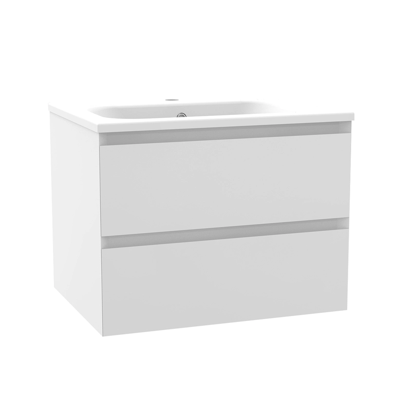 IVX Roma 60cm 2 Drawer Vanity Unit Inc. Basin - Image 2