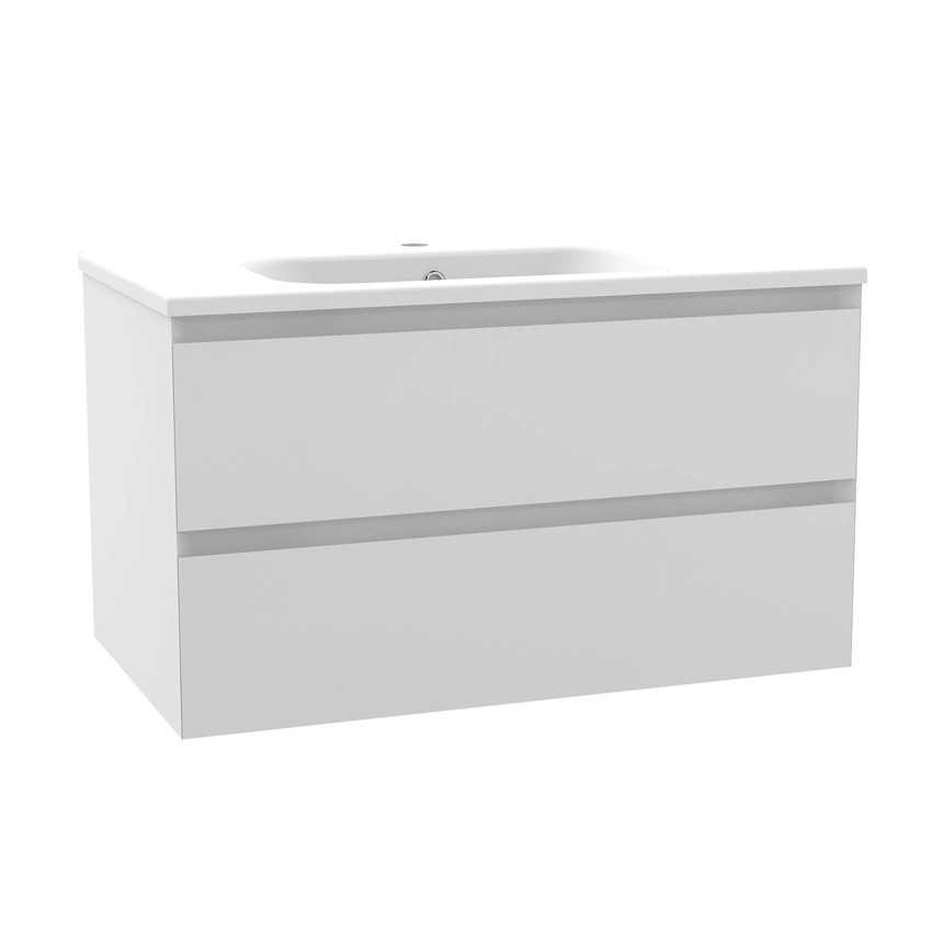 IVX Roma 80cm 2 Drawer Vanity Unit Inc. Basin - Image 2