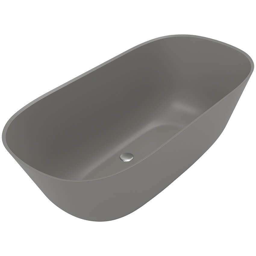 Villeroy & Boch Theano Freestanding Bath Grey - Image 2