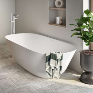 Villeroy & Boch Theano Freestanding Bath Stone White
