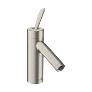 AXOR Starck Classic Single lever basin mixer 70 with pop-up waste - Stainless Steel Optic