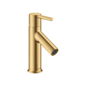AXOR Starck Single lever basin mixer 80 with pop-up waste - Brushed Gold Optic